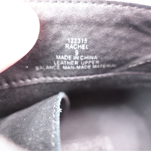 Bjorndal Rachel Wedge Heel Chukka Booties Sz 9 Lace Up Black Suede - Picture 9 of 11